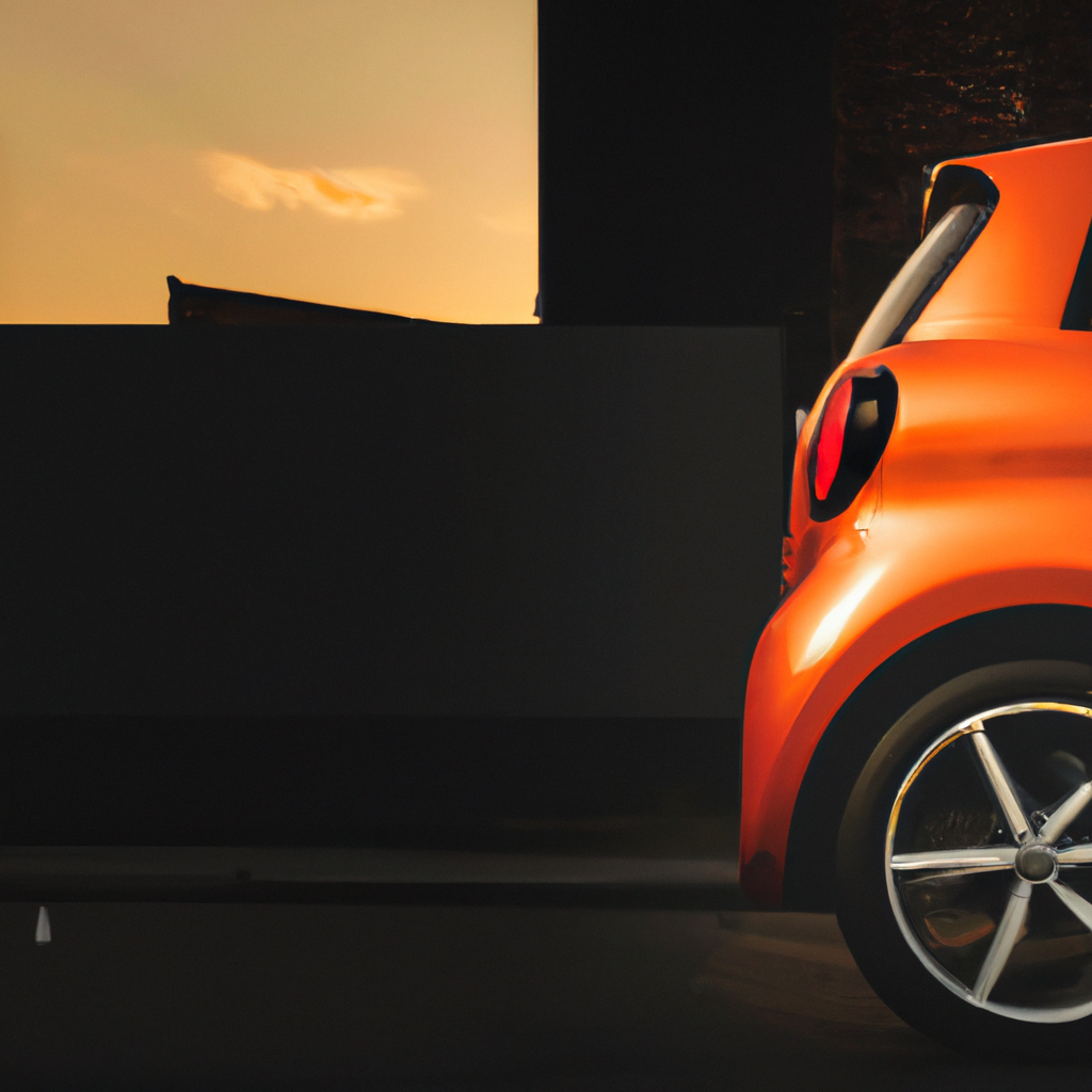 ArcLine commuter EV in urban dusk